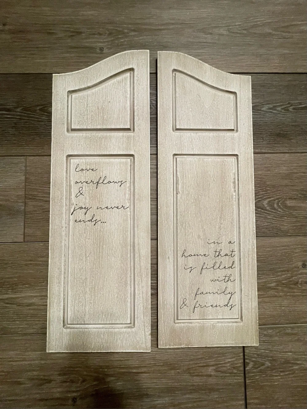 Hobby Lobby: Neutral Beige Rustic Wall Panels - Inspirational Pair